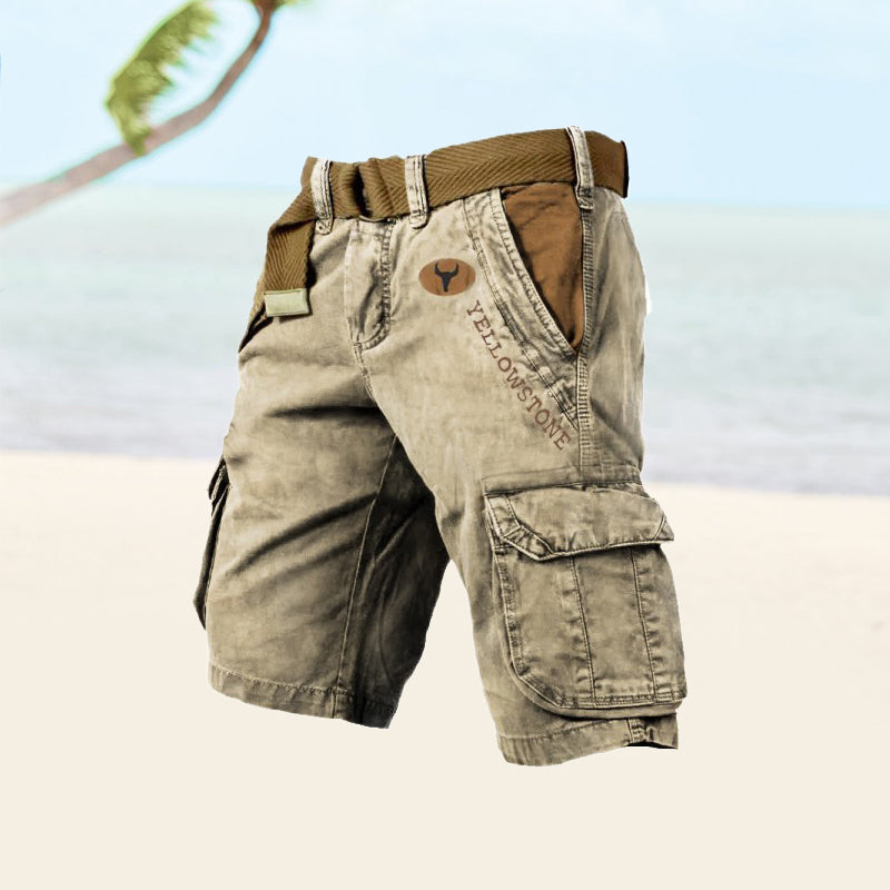 Alsidige cargo-shorts til mænd - iman