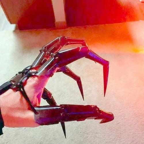 CreepaClaw | Extensie de deget 3D mobilă - Accesoriu mobil pentru mână cosplay cu gheară pentru Halloween