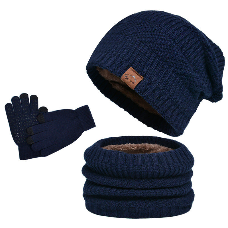 Conjunto de 3 piezas de ropa de invierno Leisure para hombres