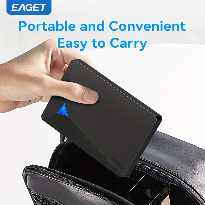 EAGET disque dur externe portable USB 3.0 (250 GB-4 TB, pour ordinateur portable, MacBook et PS5)