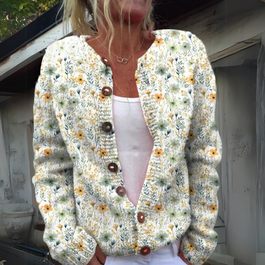 Leilani™ - Chaud et beau cardigan à imprimé floral