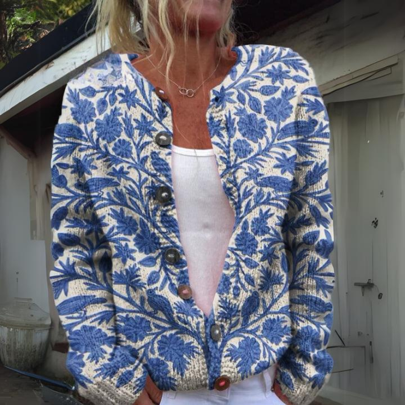 Leilani™ - Chaud et beau cardigan à imprimé floral