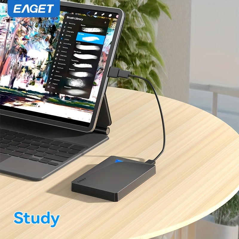 EAGET disque dur externe portable USB 3.0 (250 GB-4 TB, pour ordinateur portable, MacBook et PS5)