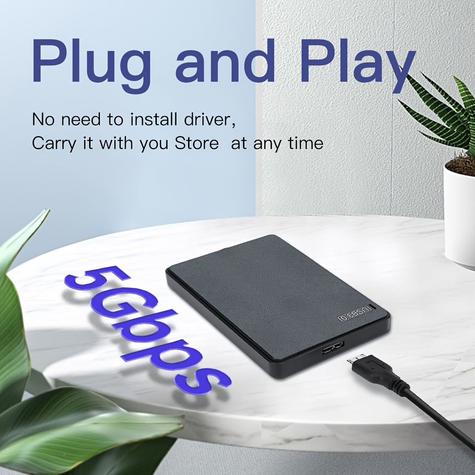Disque dur externe portable USB 3.0 (160 Go-1 To, disque dur haute performance pour photographes et PC)