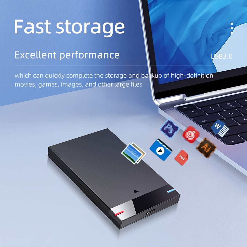 Disque dur externe portable USB 3.0 (160 GB-500 GB, disque dur mobile à grande vitesse pour ordinateur portable et téléphone)