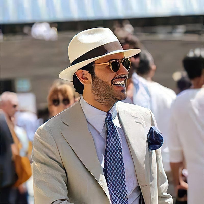 Carolous | Sombrero panamá clásico elegante hecho a mano