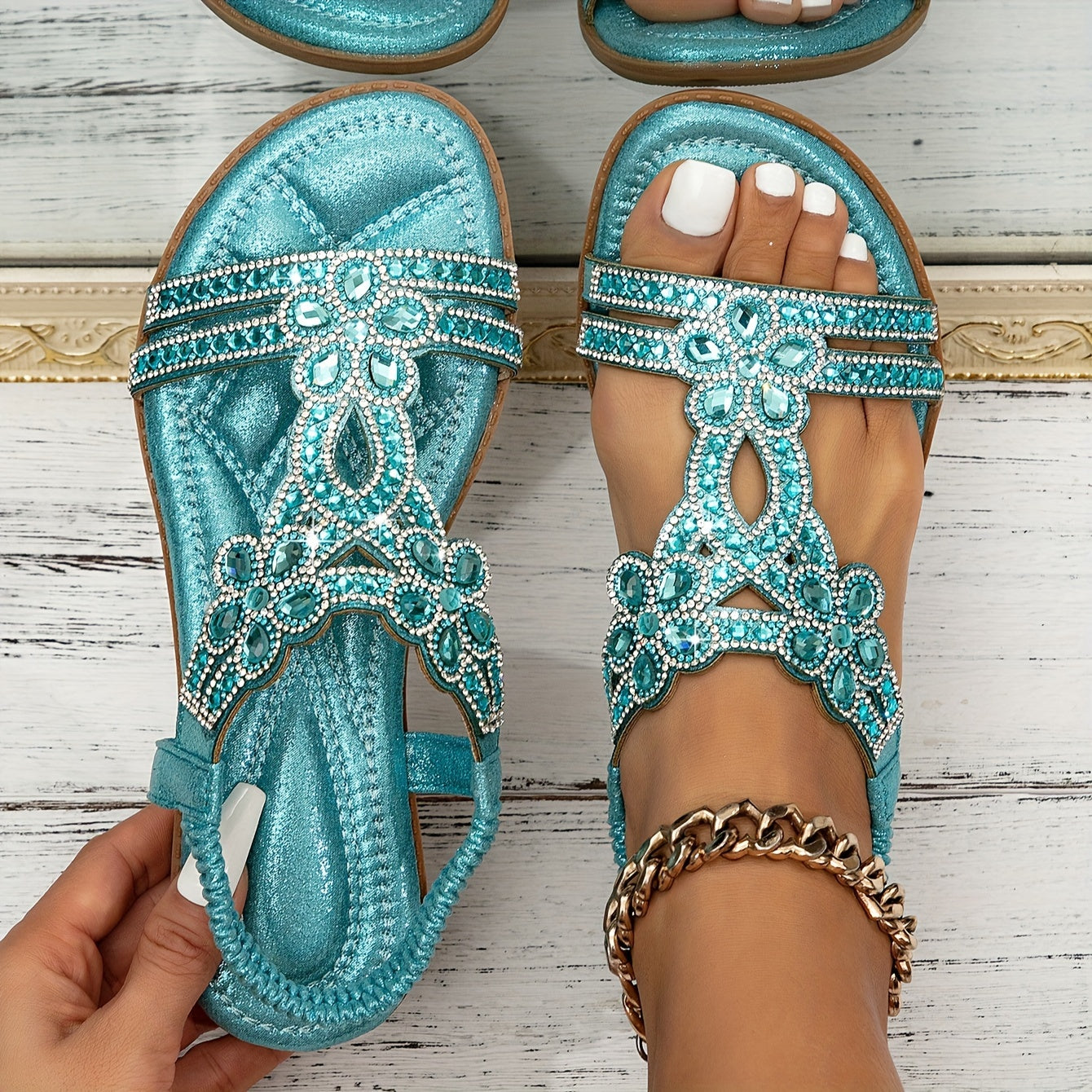 Christal - Ortopedické boho-sandály