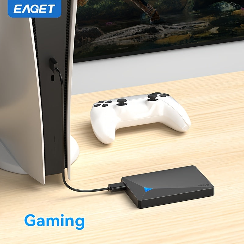 EAGET disque dur externe portable USB 3.0 (250 GB-4 TB, pour ordinateur portable, MacBook et PS5)