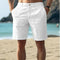 Shorts de linho elegantes para homens