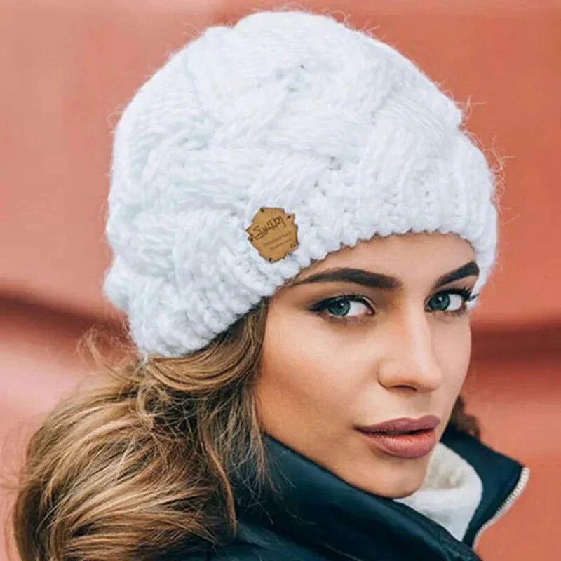 Měkká a módní pletená čepice pro muže a ženy