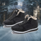 Chaussures d'hiver chaudes et décontractées pour hommes - Baskets hautes avec doublure en fourrure