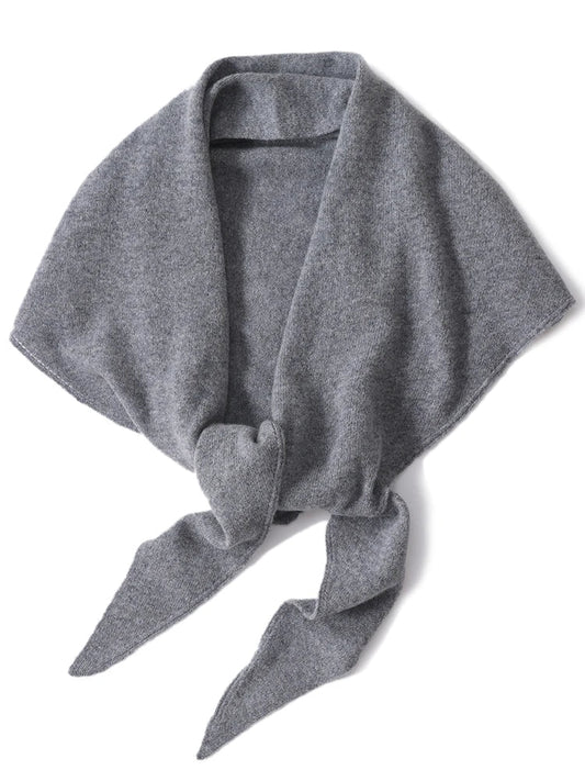 Elégante écharpe triangulaire pour femme en 100% laine - chaude et élégante pour l'automne et l'hiver