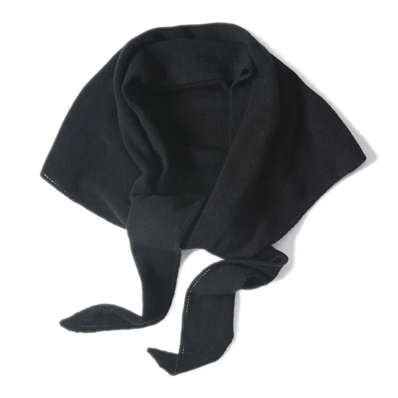 Elégante écharpe triangulaire pour femme en 100% laine - chaude et élégante pour l'automne et l'hiver