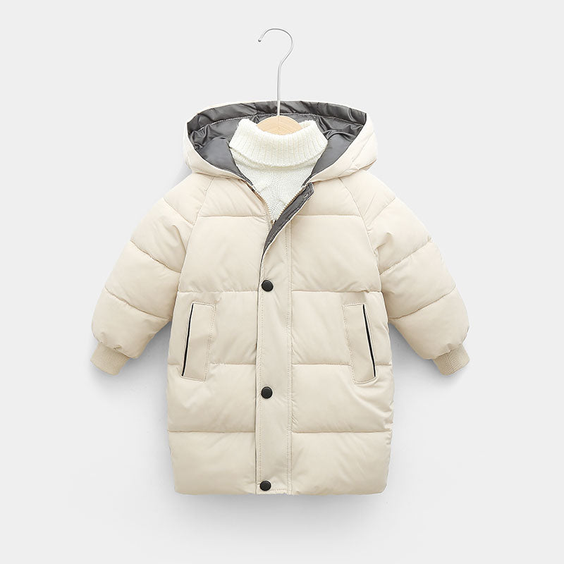 Jaqueta parka de inverno quente para crianças