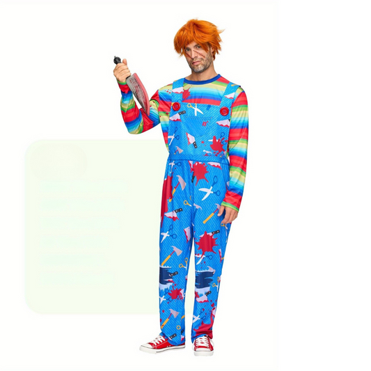 Halloween ghoul costume | Pull rayé avec motif sanglant