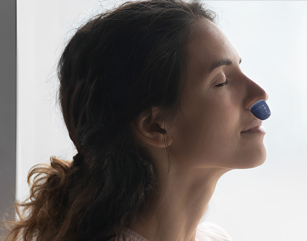 Mikro-CPAP přístroj na spánkovou apnoe - Přenosné proti chrápání bez masky, světle zelené a tiché
