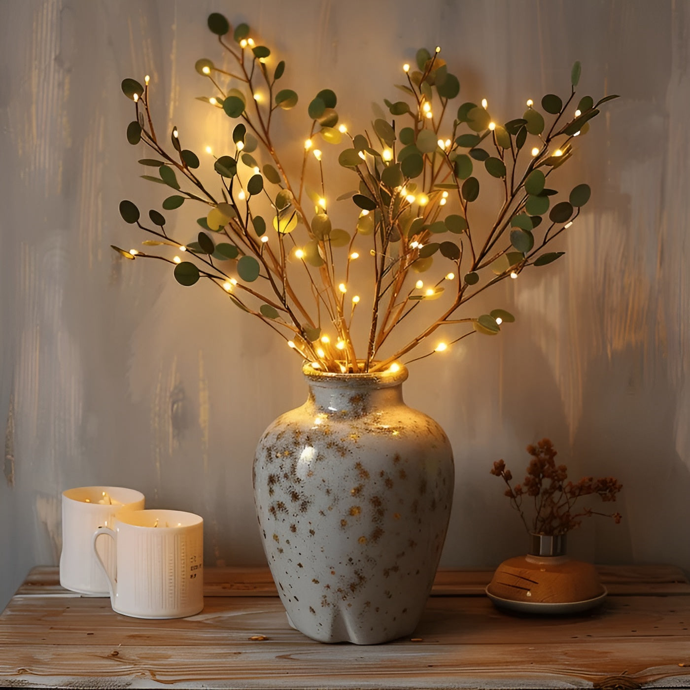 EverLeaf LED dekoratív ággyal ellátott lámpa - Elegáns természetes design otthoni és irodai dekorációhoz
