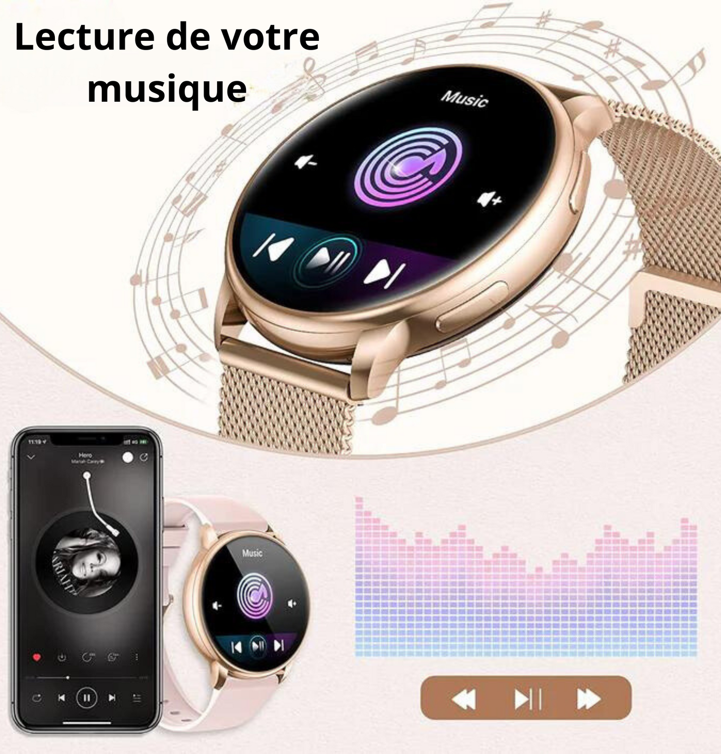 Connected Watch til kvinder | Elegance og ydeevne