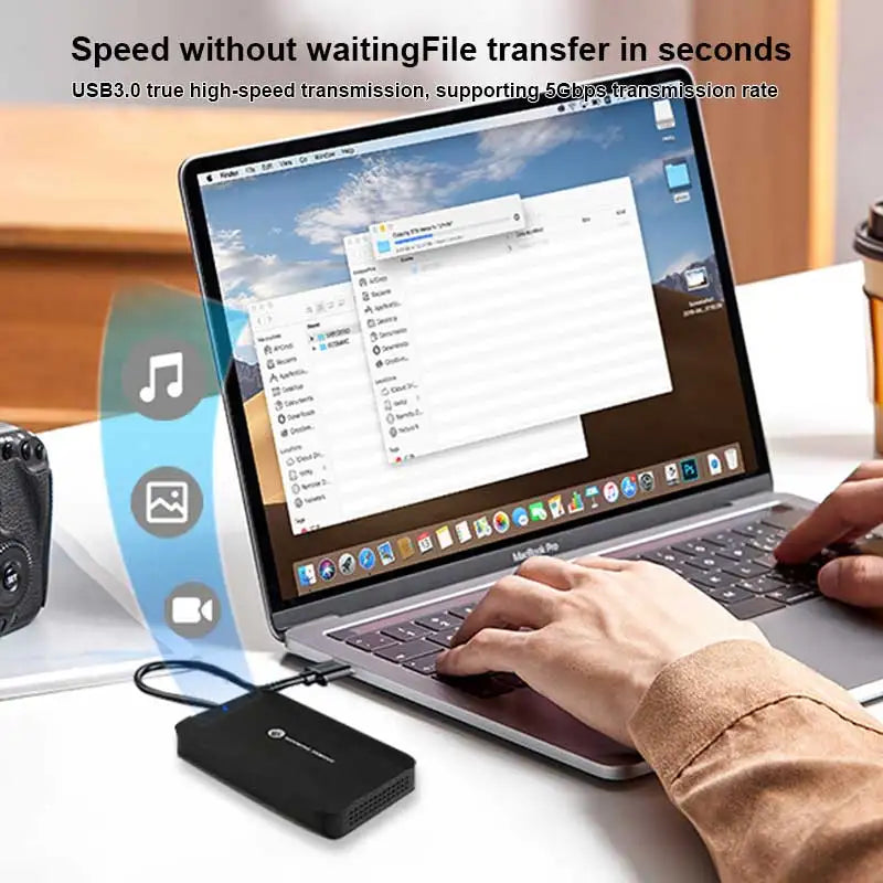 Disque dur externe portable en métal USB 3.0 (5 Gbps, 320 Go-1 TB, pour PC/Mac/PS4/PS5)