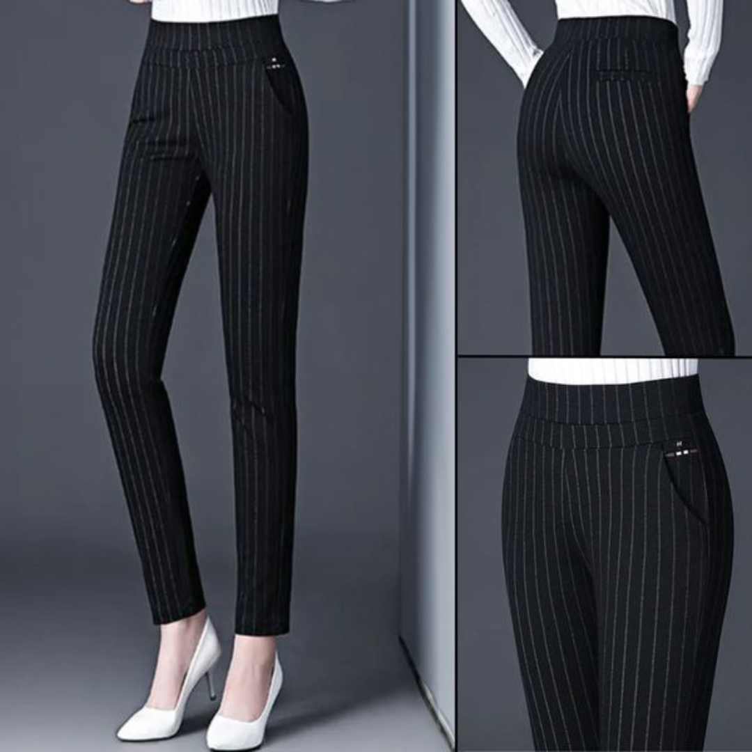 Magas derekú, hamis zsebes, elasztikus leggings
