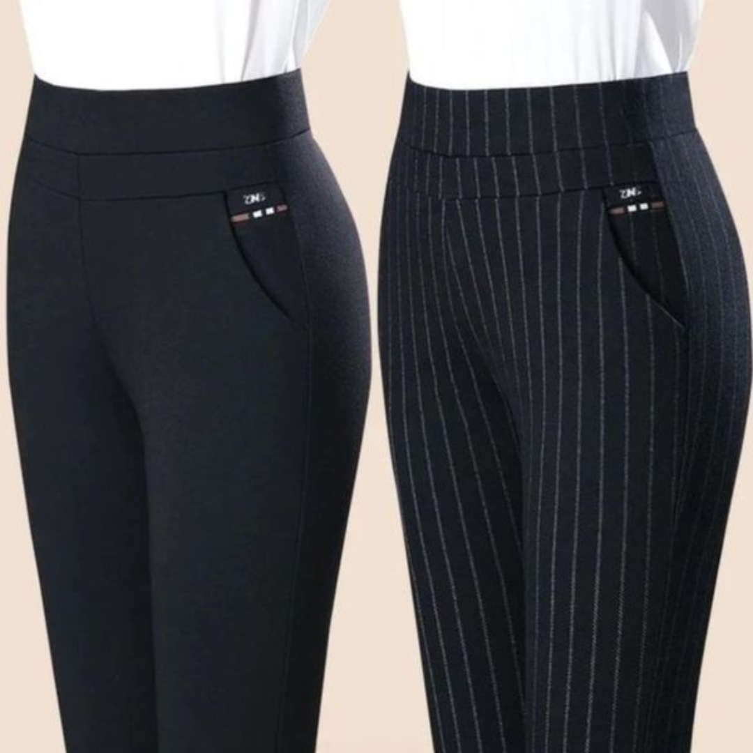 Magas derekú, hamis zsebes, elasztikus leggings