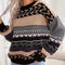 Haze™ | Pull en tricot rétro contrasté