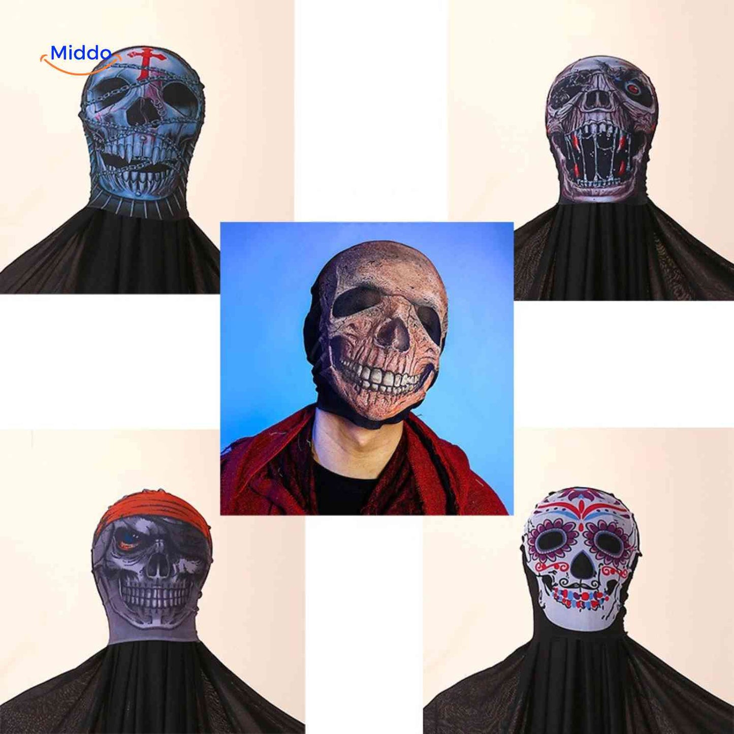 ShadowReap-kappe | Halloween kostým, lehký a děsivý
