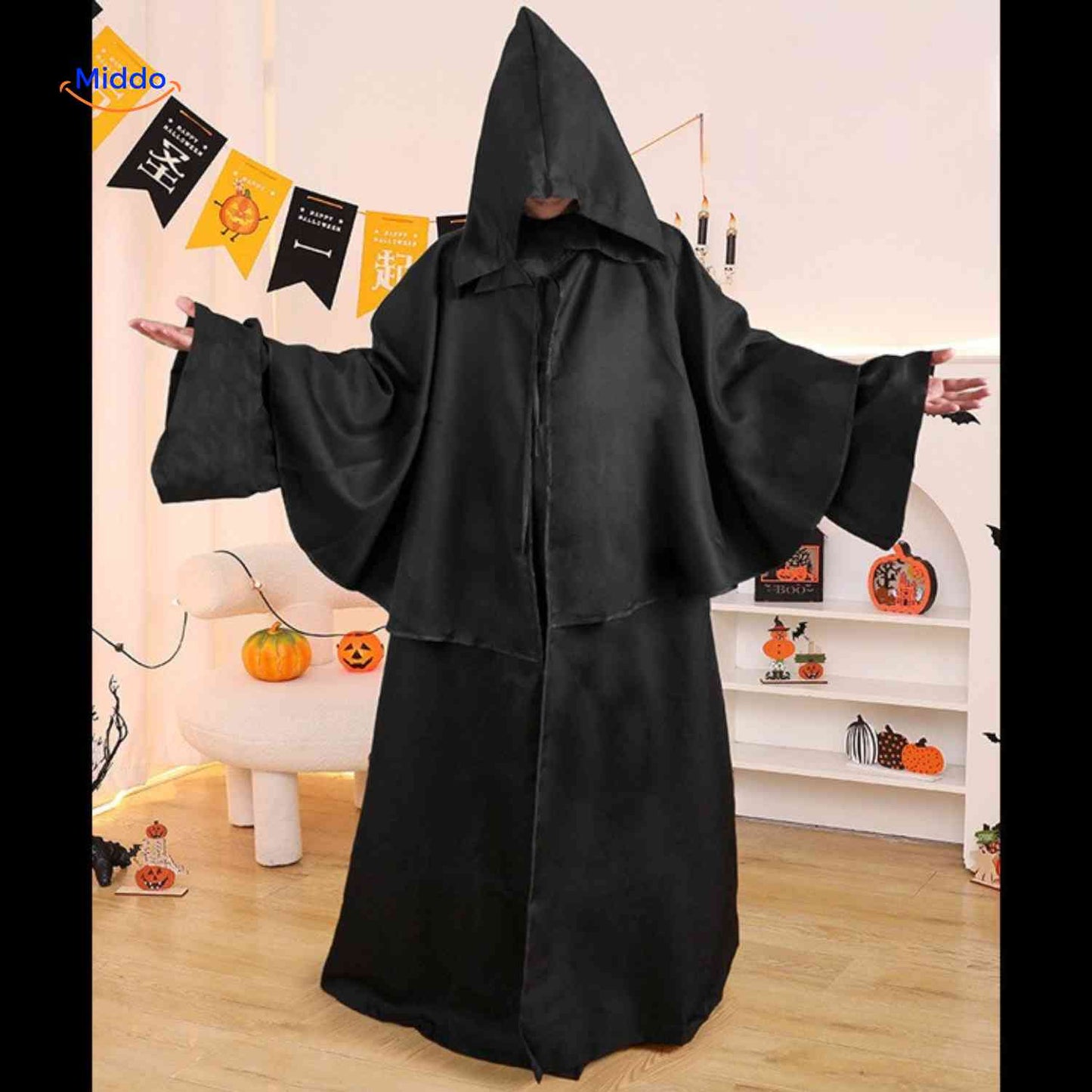 ShadowReap-kappe | Halloween kostým, lehký a děsivý