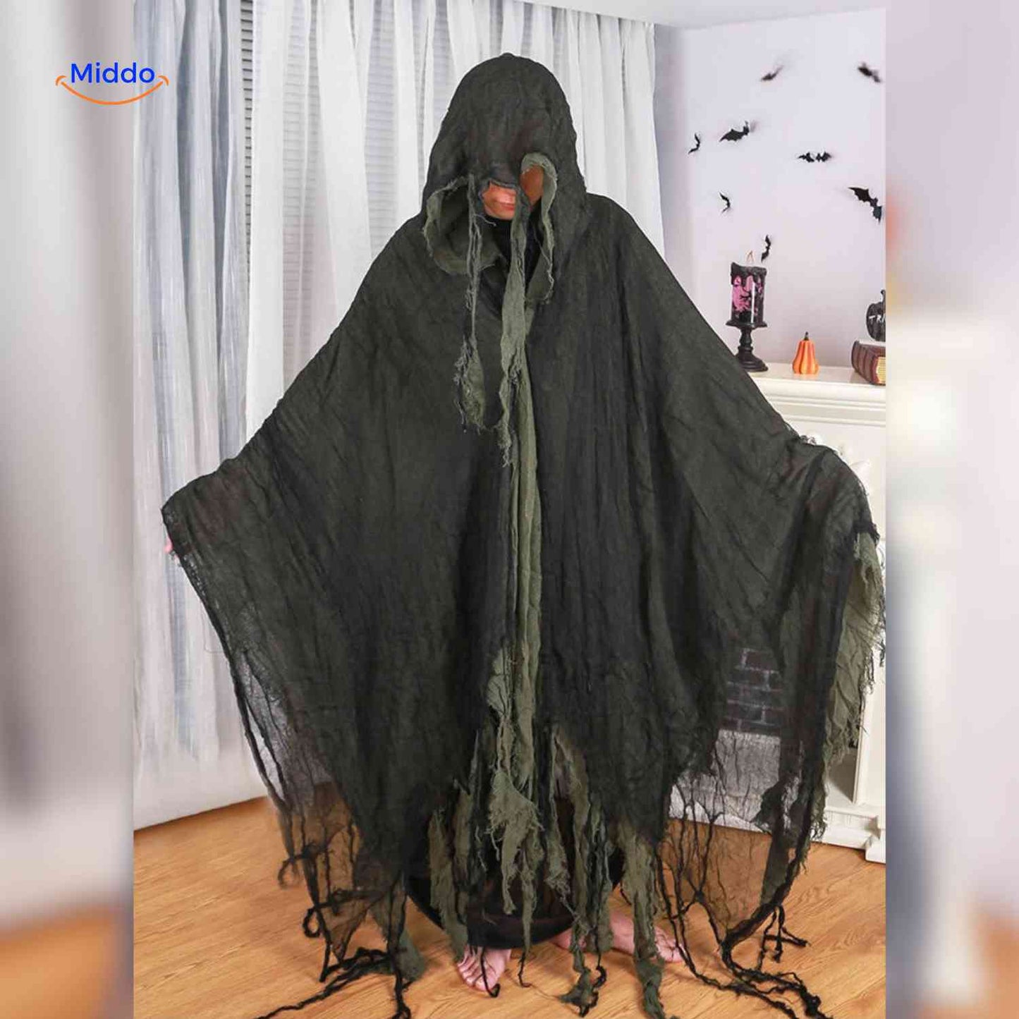 ShadowReap-kappe | Halloween kostým, lehký a děsivý