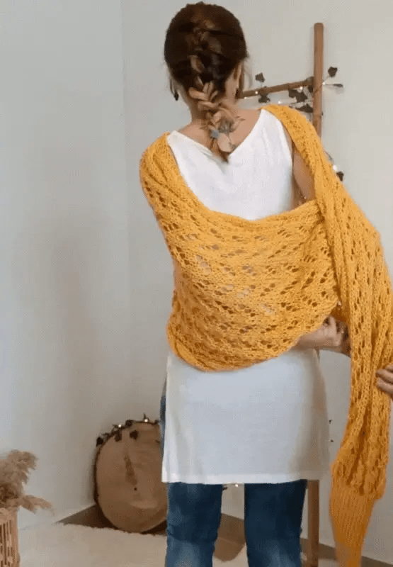 Cachecol de aquecimento WarmWrap