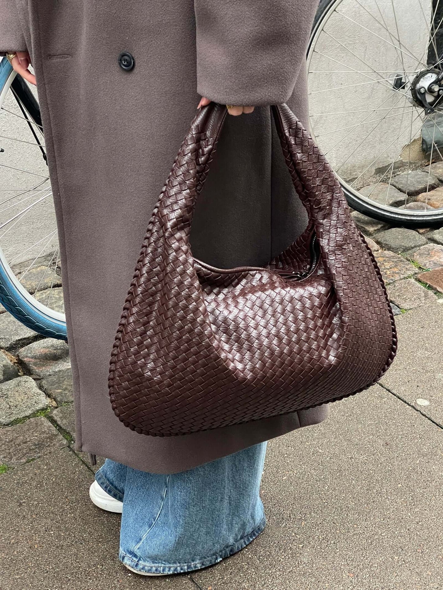 Jackie - vævet taske
