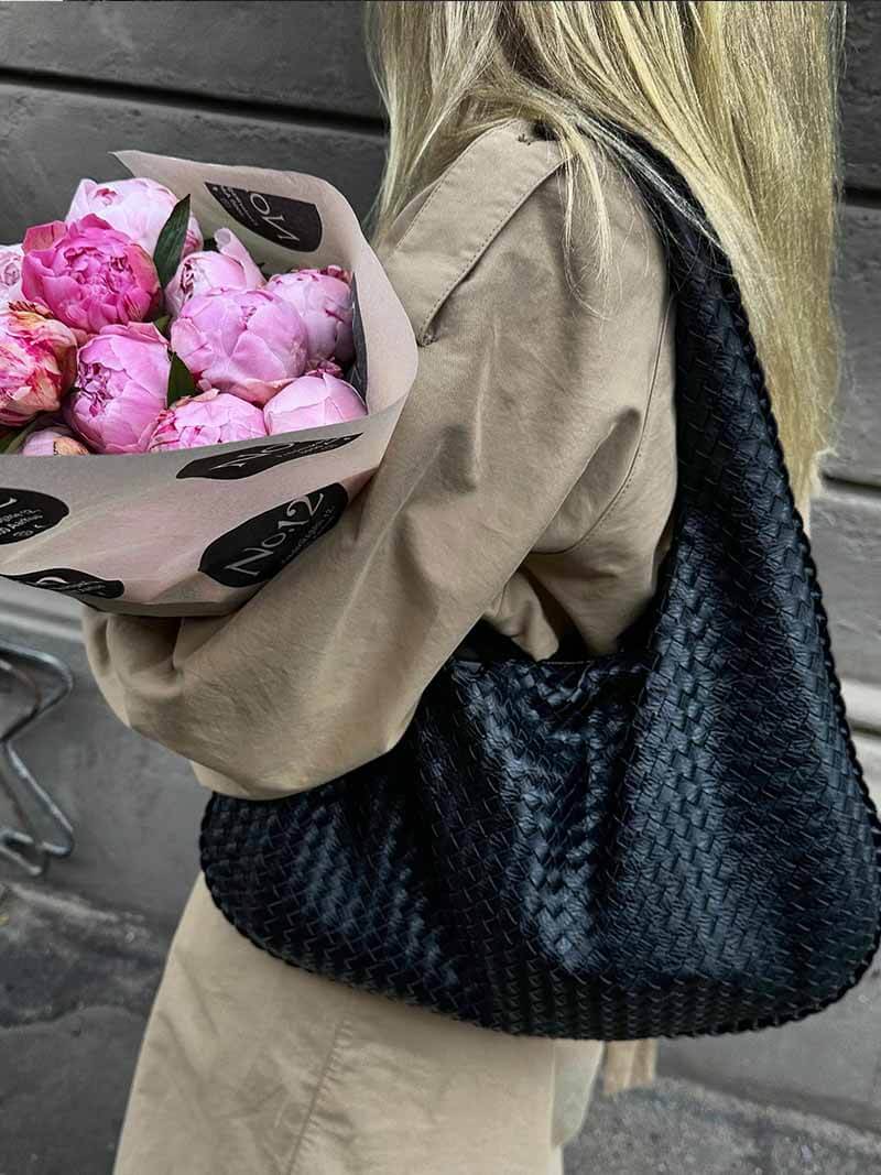 Jackie - vævet taske