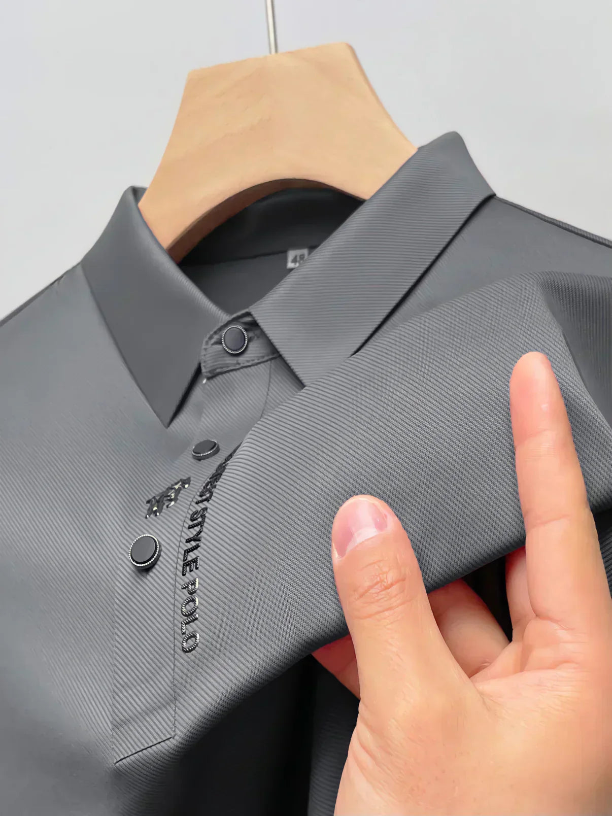 Krølfri poloshirt til mænd