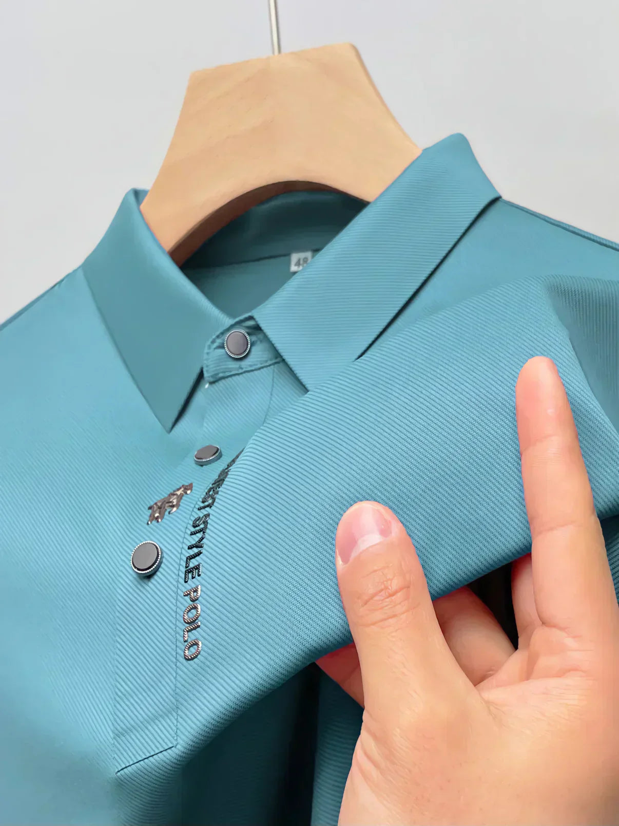 Krølfri poloshirt til mænd