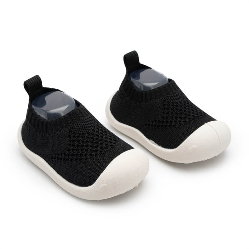 Slip-on boty pro miminka a děti s měkkými, prodyšnými a protiskluzovými podrážkami