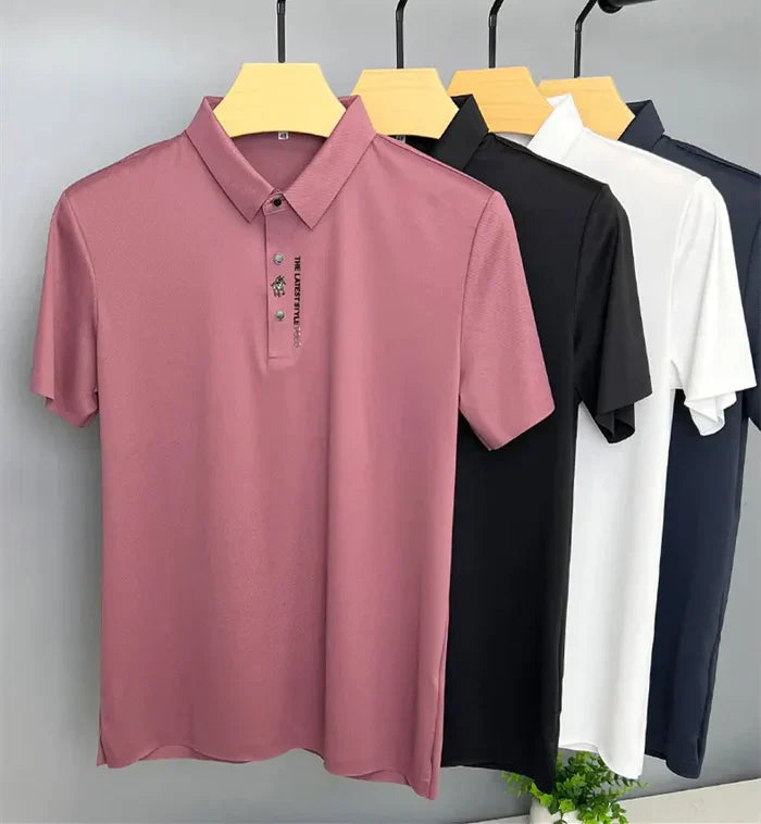 Krølfri poloshirt til mænd