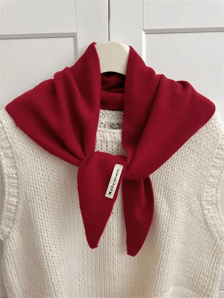 CosyWrap - écharpe triangulaire en laine pour femmes, comme foulard ou cape chaude