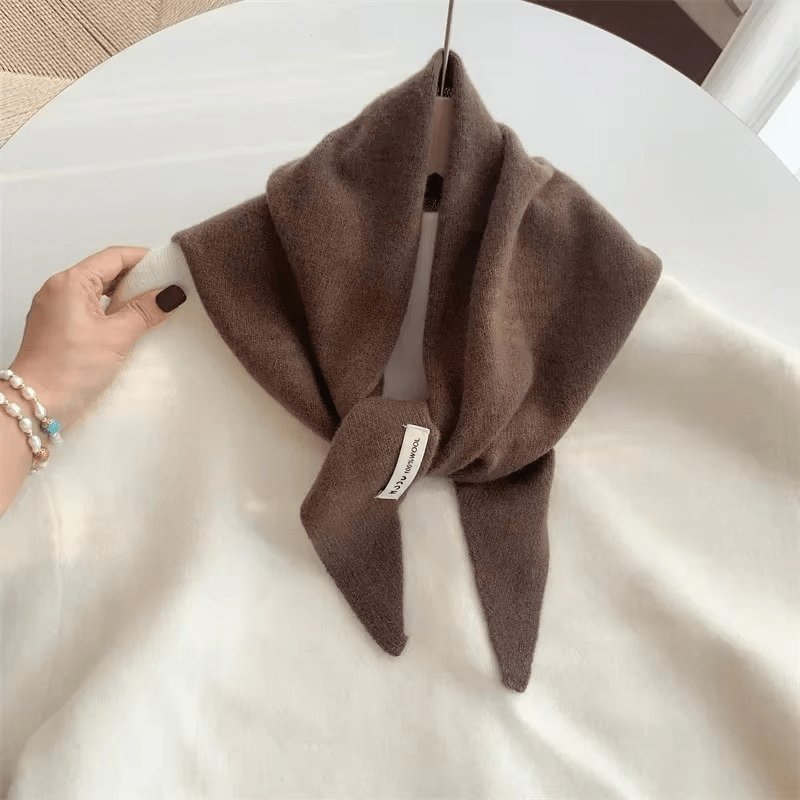 CosyWrap - écharpe triangulaire en laine pour femmes, comme foulard ou cape chaude