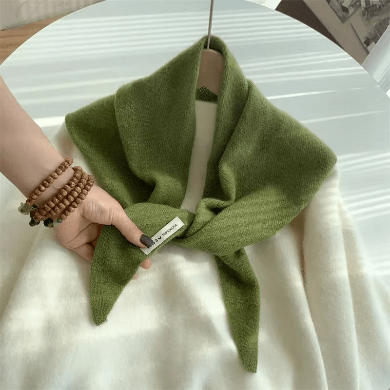 CosyWrap - écharpe triangulaire en laine pour femmes, comme foulard ou cape chaude