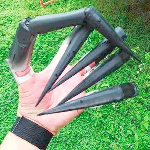 CreepaClaw | Extensie de deget 3D mobilă - Accesoriu mobil pentru mână cosplay cu gheară pentru Halloween