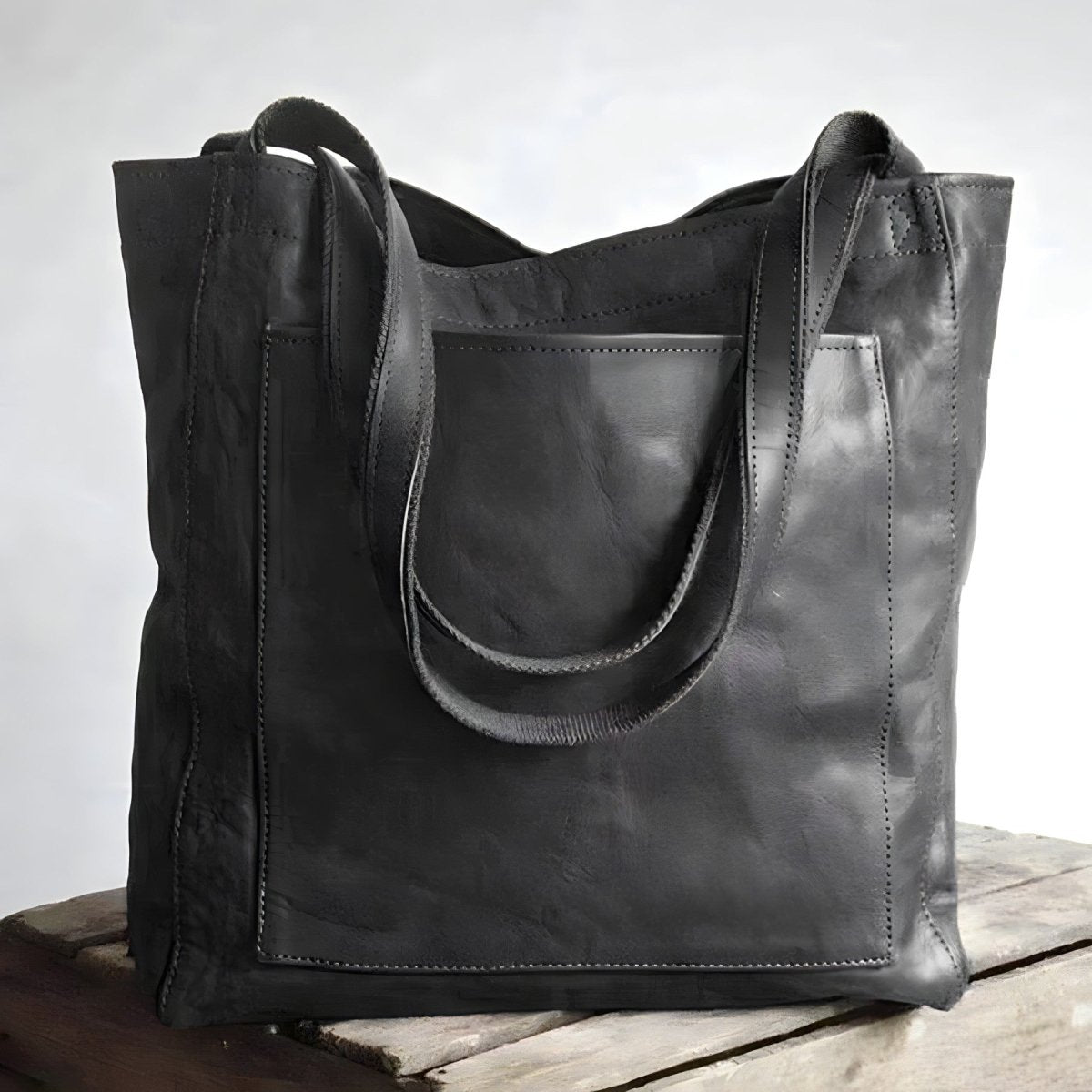Håndlavet stilfuld lædertaske - Kadenoshop