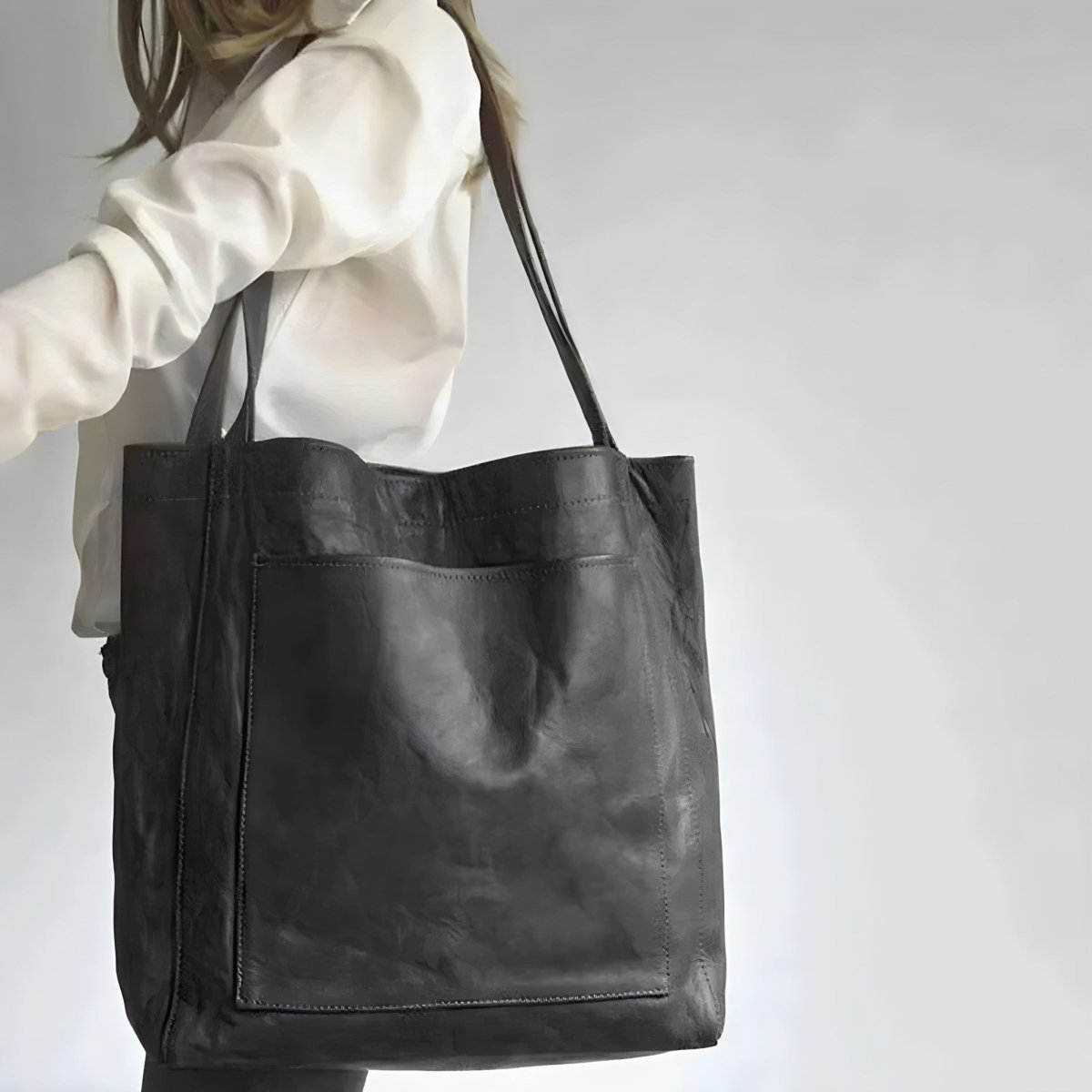 Håndlavet stilfuld lædertaske - Kadenoshop