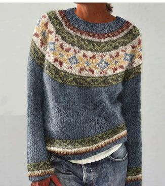 Harper - Retro strikket trøje