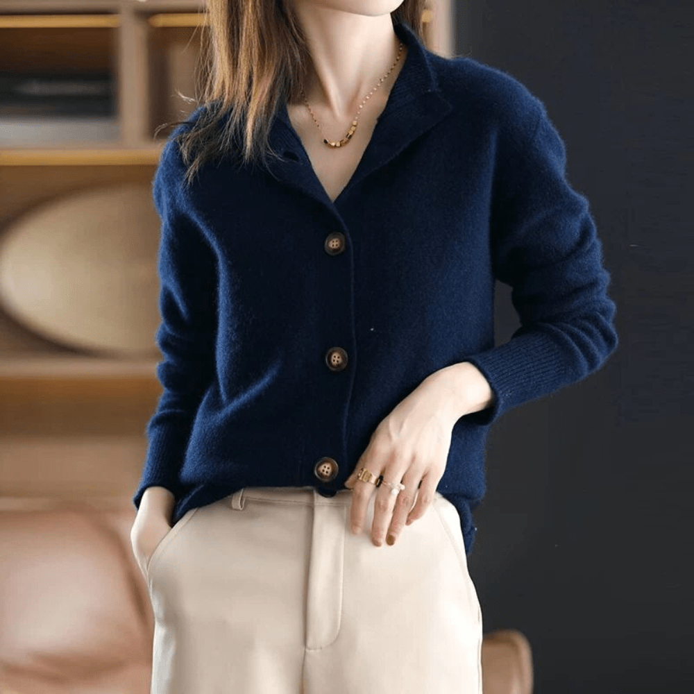 Annie™ | Strick-Gilet en cachemire