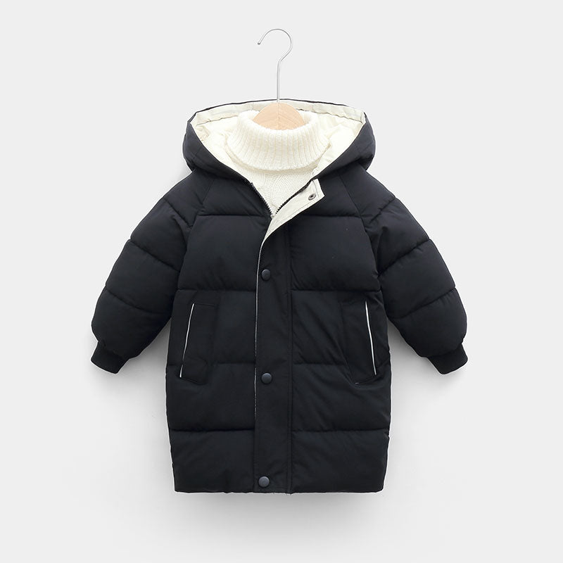 Jaqueta parka de inverno quente para crianças