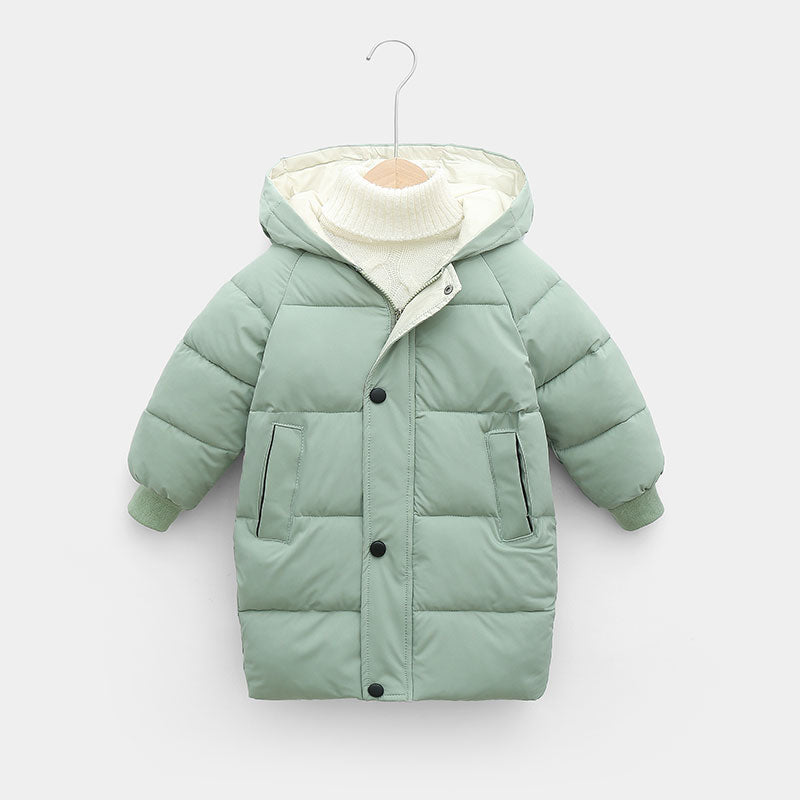 Jaqueta parka de inverno quente para crianças