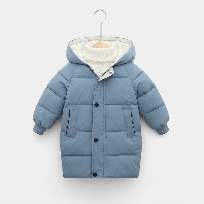Jaqueta parka de inverno quente para crianças