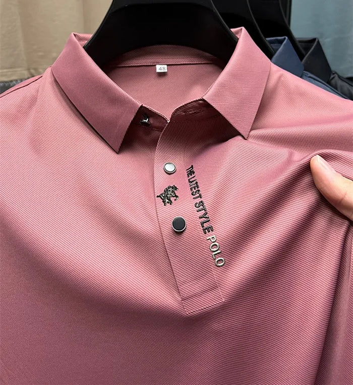Krølfri poloshirt til mænd