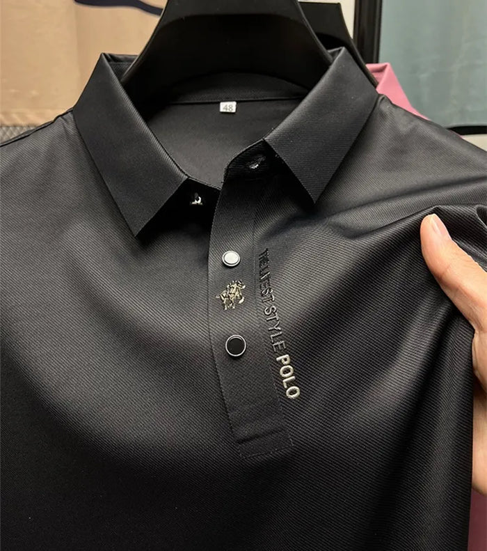 Krølfri poloshirt til mænd