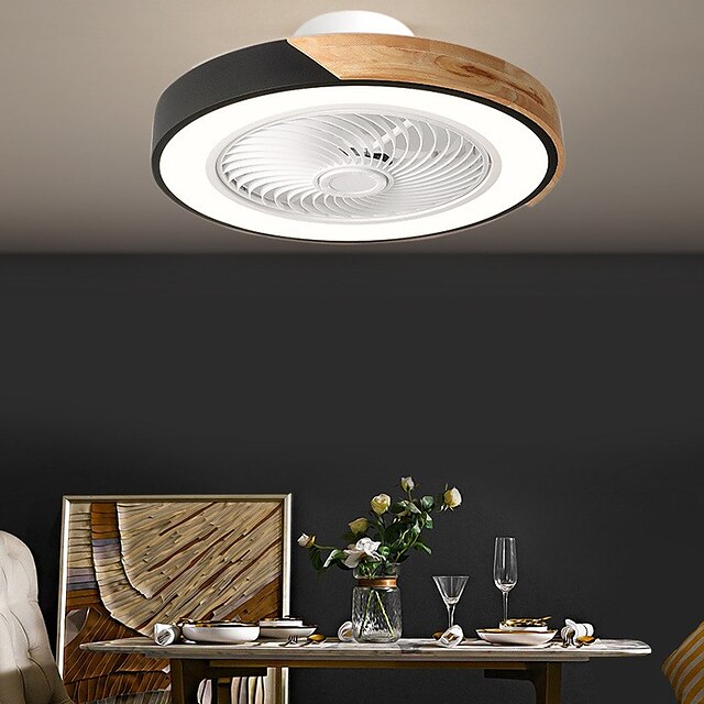 Stropní ventilátor - tichá LED osvětlení s ventilátorem a dálkovým ovládáním
